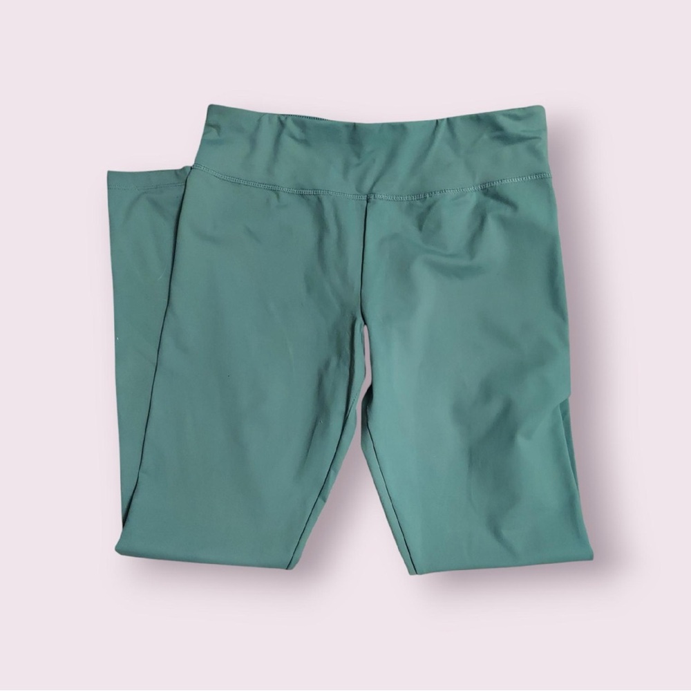 Women’s Danskin Leggings Size Large workout pants blueish green teal turquoise